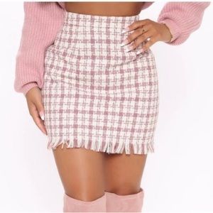 New! HYFVE For The Record Blush Mini Skirt